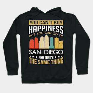 Vintage San Diego City - I Love San Diego Funny gift Hoodie